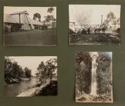 Two volumes of photographs from the Eric Croll archive (see also lot 881, 921 and 922), featuring early photographs taken in and around Dookie Agricultural College circa 1910 - 1925 (120+).  - 3