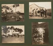 Two volumes of photographs from the Eric Croll archive (see also lot 881, 921 and 922), featuring early photographs taken in and around Dookie Agricultural College circa 1910 - 1925 (120+).  - 4