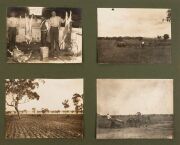 Two volumes of photographs from the Eric Croll archive (see also lot 881, 921 and 922), featuring early photographs taken in and around Dookie Agricultural College circa 1910 - 1925 (120+).  - 5