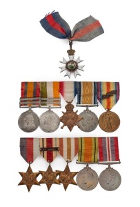 Family Group: A Great War C.M.G. group of six awarded to LIEUTENANT-COLONEL EDWARD ALLEN, Royal Irish Rifles. Also, Five: Captain Rufus Gray Allen, Royal Ulster Rifles. 1939-45 Star; Africa Star, 1 clasp, (1st Army); Italy Star; Defence and War Medals 193