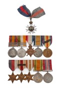 Family Group: A Great War C.M.G. group of six awarded to LIEUTENANT-COLONEL EDWARD ALLEN, Royal Irish Rifles. Also, Five:&nbsp;Captain Rufus&nbsp;Gray&nbsp;Allen, Royal Ulster Rifles. 1939-45 Star; Africa Star, 1 clasp, (1st Army); Italy Star; Defence and War Medals 193