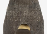 A rare Stanley No.1 hand plane, with rosewood handles, blade marked Stanley PAT, APL 19,92. (1892), 15cm long. - 2