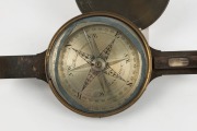 A fine early 19th century brass  5½" compass sighting level by Edward Wrench of Gray's Inn Terrace, London, ​​​​​​​30cm long.  - 2