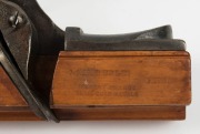 A very rare Kimberley patented beading plane with ⅝" blade and 1⅞" base, marked to base "Highest Awards Three Gold Medals", 26cm long. - 2