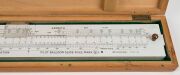 PILOT BALLOON SLIDE RULE MARK IV, in original timber case, ​​​​​​​the case 65.5cm wide - 2