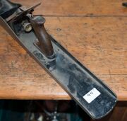 Stanley Bailey U.S.A., No.8, Sargent No.8 with Taylor blade along with Pope 4½" hand plane, (3 items), the largest 61cm long. - 15