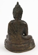 An antique Tibetan bronze seated Buddha statue, 19th/20th century, ​​​​​​​12cm high - 2