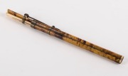 Antique Chinese travelling chopstick set, tortoiseshell and bone with bronze clasp, Qing Dynasty, 18th/19th century, ​​​​​​​25cm long - 2