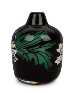 ORREFORS "GRAAL" Swedish art glass vase by JAN JOHANSSON, engraved signature to base, 16cm high