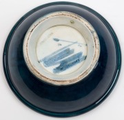 MOORCROFT "Claremont" pattern pair of English pottery bowls, impressed "Moorcroft, England", ​​​​​​​4cm high, 11.5cm diameter - 3