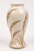 MOORCROFT "Waving Corn" pattern English pottery vase, blue signature mark to base with impressed mark (partially obscured), ​​​​​​​23cm high - 3