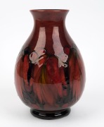 MOORCROFT&nbsp;"Leaf and Berry" pattern flamb&eacute; English pottery vase, impressed signature mark "Moorcroft, Potters To H.M. The Queen, Made In England", ​​​​​​​24cm high - 2