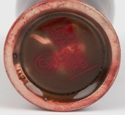 BERNARD MOORE Flambe pottery lidded vase, signed "Bernard Moore, 1910, J.A.", 28cm high - 2