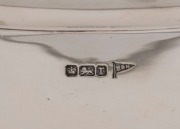 An antique sterling silver punch bowl with two handles by Walker & Hall of Sheffield, early 20th century, ​​​​​​​18cm high, 36.5cm wide, 1145 grams - 2
