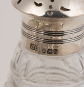 A Georgian sterling silver cruet set with six bottles, by Richard Pouldon of London, circa 1823, 23cm high, ​​​​​​​1480 grams silver weight - 4