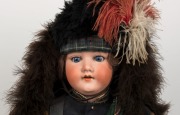 ARMAND MARSEILLES&nbsp;antique German porcelain headed doll in full Scottish regalia, early 20th century, ​​​​​​​66cm high overall - 2