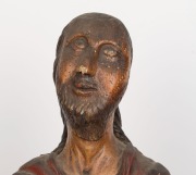 ST. PAUL antique Italian carved wood statue with polychrome finish, 18th/19th century, ​​​​​​​68cm high - 2