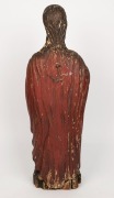 ST. PAUL antique Italian carved wood statue with polychrome finish, 18th/19th century, ​​​​​​​68cm high - 5