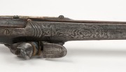 An antique flintlock pistol, 18th century, ​​​​​​​48cm long - 4