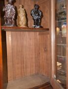 An antique Australian cedar and red pine cylinder roll top secretaire bookcase, 19th century, 230cm high, 119cm wide, 62cm deep - 8