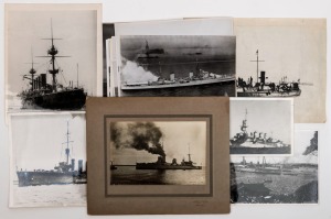 AUSTRALIAN NAVY group of 22 black and white photographs with some accompanying notes, 20th century
