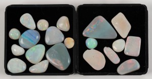 OPALS, a selection of 20 lose polished solids