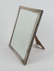 A silver framed table mirror, early 20th century, ​​​​​​​35 x 30cm