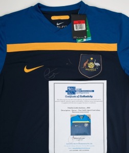 TIM CAHILL signed Australian Socceroos&nbsp;Away jersey. With ASM Certificate of Authenticity.