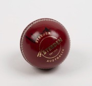 MUTTIAH MURALITHARAN, Sri Lanka: signed Steeden red cricket ball. With ASM Certificate of Authenticity.