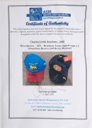 BRISBANE LIONS: Two signed caps - Kevin Murray and Jonathan Brown. With ASM Certificate of Authenticity. (2). - 4