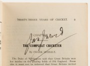 33 YEARS CRICKET by Frank Iredale [Sydney, Beatty, Richardson & Co.] 1920, 168pp plus photos. Reminiscences of a fine Australian batsman of the 1890s.&nbsp;Original pictorial card wrappers. - 5