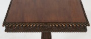 Anglo-Indian padouk occasional table with finely carved column and base, early 19th century, ​​​​​​​78cm high, 56cmcm wide, 56cm deep - 2