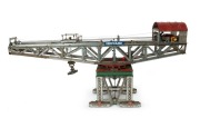 MECCANO "HAMMER HEAD" crane, 20th century, 77cm high, 160cm long, 35cm deep