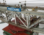 MECCANO "HAMMER HEAD" crane, 20th century, 77cm high, 160cm long, 35cm deep - 4