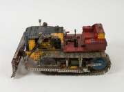 MECCANO "ARTILLERY TRACTOR" bulldozer, 20th century, 31cm high, 57cm long, 30cm deep - 2