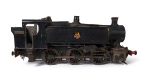 An impressive live steam locomotive, early to mid 20th century, 37cm high, 90cm long, ​​​​​​​gauge width 15cm