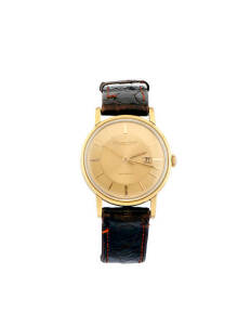 INTERNATIONAL WATCH CO: &nbsp;Gentleman's 18ct yellow gold Schaffhausen wristwatch (calendar not working).