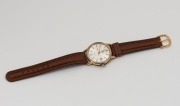 OMEGA "GENEVE" automatic wristwatch in rolled gold and stainless steel case with silver dial, date window and baton numerals, circa 1960, 3.8cm wide including crown - 2