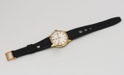 OMEGA "GENEVE" automatic wristwatch in rolled gold and stainless steel case with silver dial, date window and baton numerals, circa 1960, 3.8cm wide including crown - 2