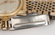 OMEGA "SEAMASTER" automatic wristwatch in rolled gold and stainless steel case with baton numerals and original gold plated Omega band, circa 1960. 3.7cm wide including crown - 2