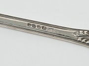 A Georgian sterling silver King's pattern ladle by Charles Boyton of London, circa 1836, 34cm high, 344 grams - 2