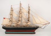 CUTTY SARK model tallship on stand, late 20th century, 62cm high, 94cm long - 6