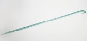 NAILSEA antique English glass walking cane, 19th century, 98cm high - 2