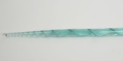 NAILSEA antique English glass walking cane, 19th century, 98cm high - 4