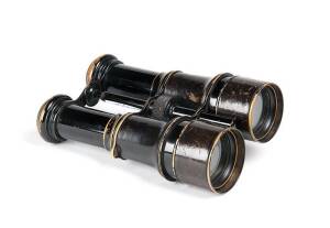 BINOCULARS: French WW1 period labeled "Artillerie Binocle". Extend to 18cm