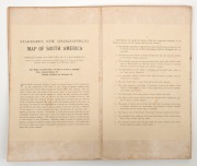 Two orographical maps of Africa and South America, printed by Edward Standford [London, September 1907]. ​​​​​​​160 x 133cm each - 2