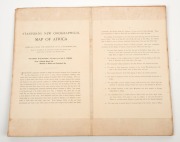 Two orographical maps of Africa and South America, printed by Edward Standford [London, September 1907]. ​​​​​​​160 x 133cm each - 3