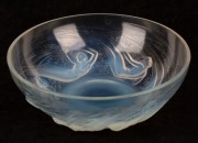 LALIQUE "Ondines" French opalescent glass bowl, designed in 1921, (A/F), engraved "R. LALIQUE, FRANCE", 7.5cm high, 21cm diameter - 2