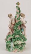 An antique German porcelain figural group, circa 1750, ​​​​​​​25cm high - 3