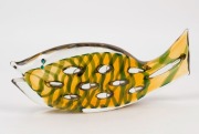 A vintage MURANO glass fish statue, 11.5cm high, 29cm long - 2